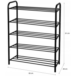 REGAŁ PÓŁKA NA BUTY 65 x 26 x 91cm BRUNBESTE BB-2325