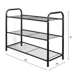 PÓŁKA REGAŁ STOJAK NA BUTY 65 X 52 X 26CM BRUNBESTE BB-2596