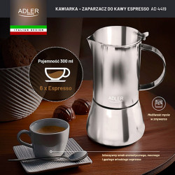 AD 4419 Kawiarka – zaparzacz do kawy Espresso - 350ml