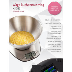 MS 3152 Waga kuchenna z misą 2l