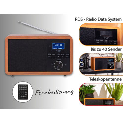 AD 1184 Radio Dab + Bluetooth