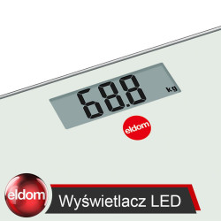 Eldom Elektroniczna waga łazienkowa ELDOM GWO250 LCD