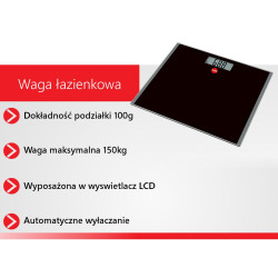 Elektroniczna waga łazienkowa ELDOM GWO250 LCD