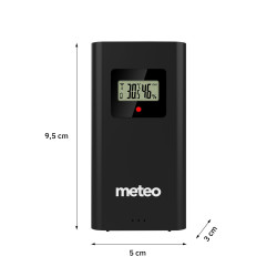 Stacja pogodowa METEO SP110 z DCF czarna