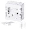 CR 1150 white Budzik LED