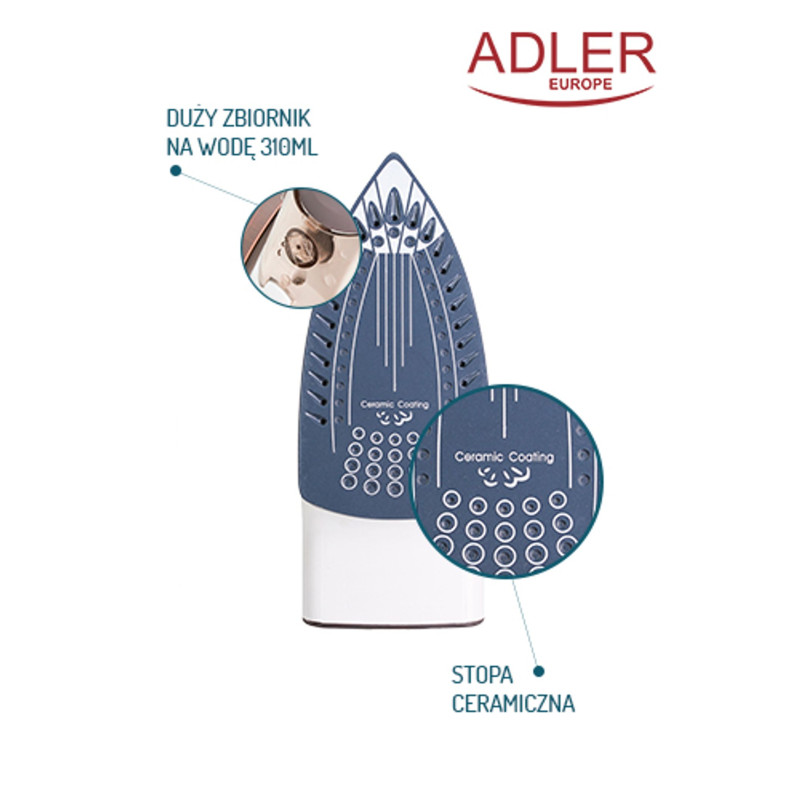 AD 5030 Żelazko ceramiczne 3000 W