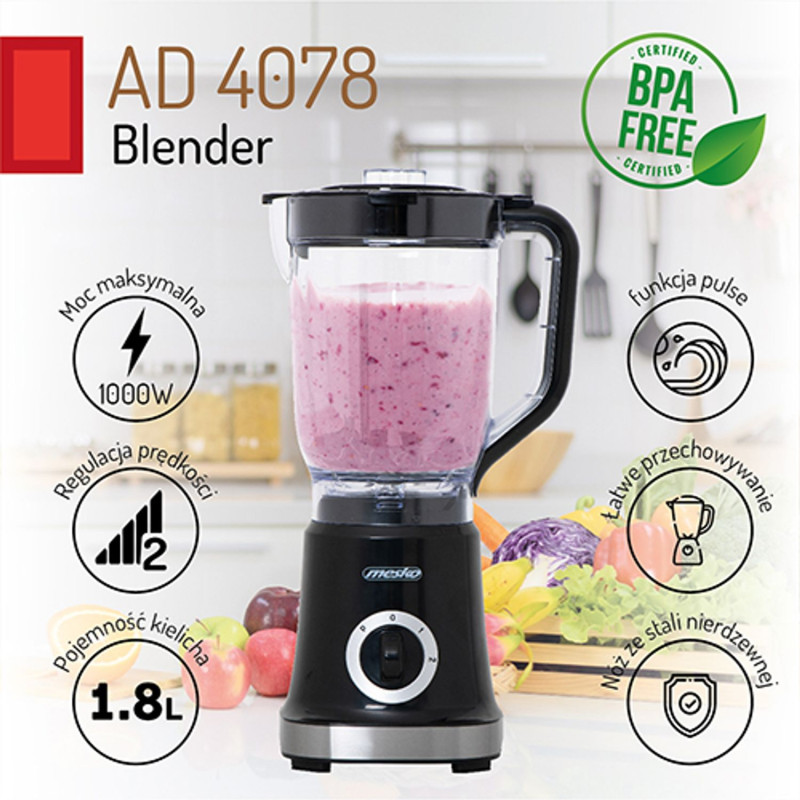 MS 4079 black Blender kielichowy